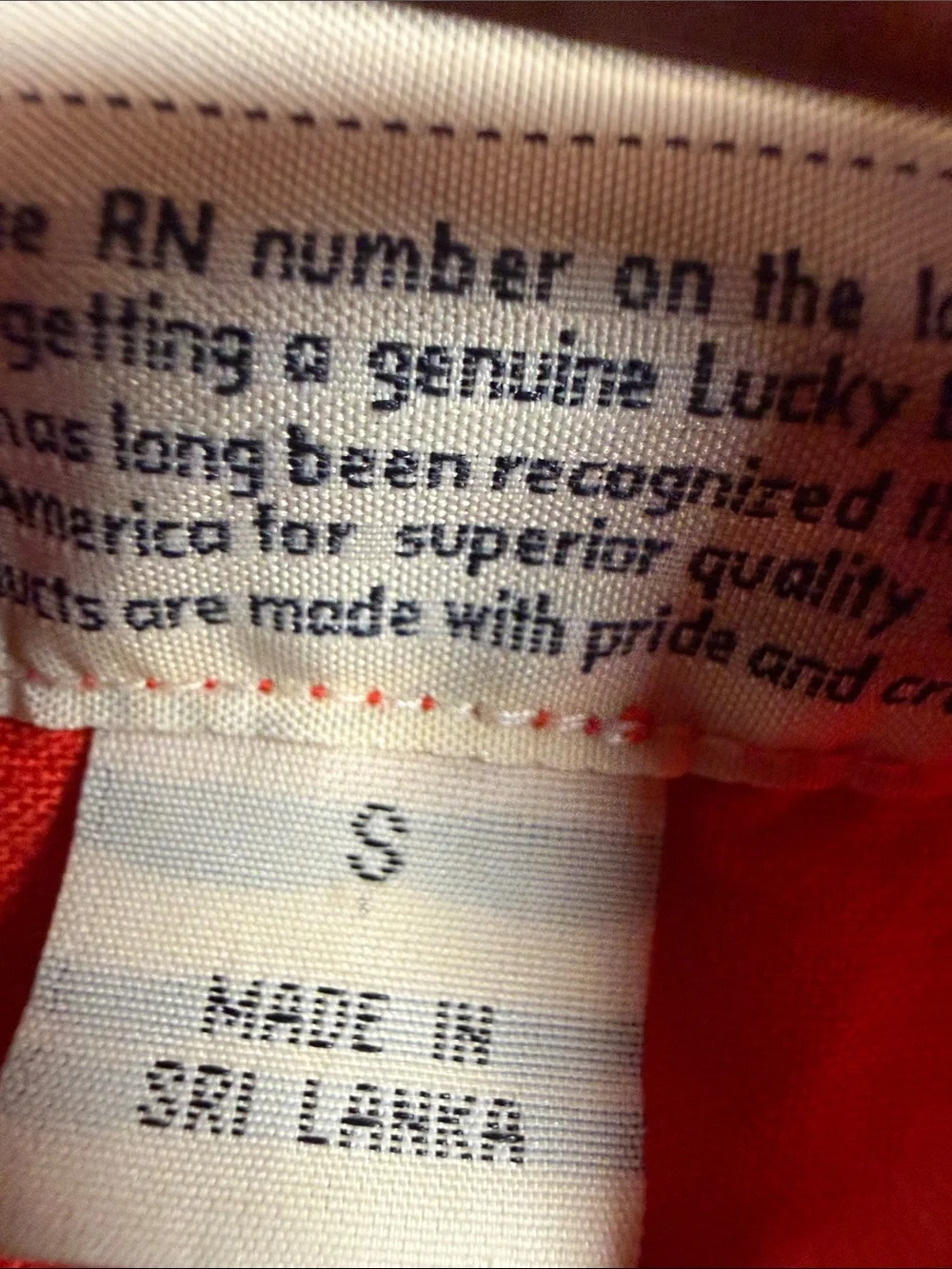 Lucky Brand Bright Red Utility Jacket with Snap Front